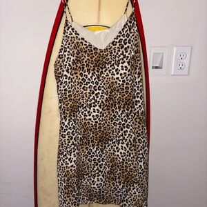 Peach Love California Animal Print Dress